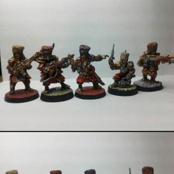 Vostroyan First Born Platoon Command Squad by BestDazzle