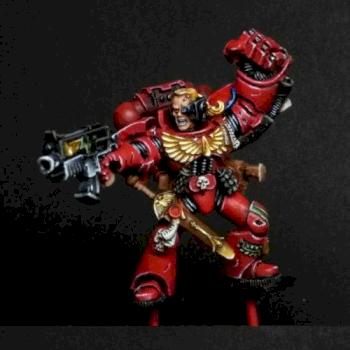 Games Day 2012 Limited Edition Blood Angel Captain by Lone_Brush