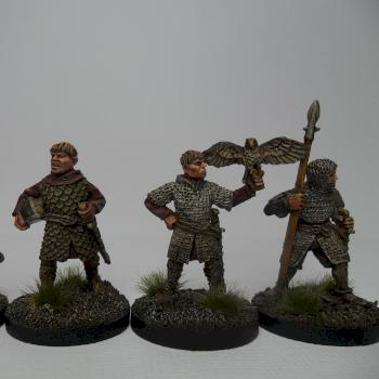 28mm Black Tree Design Norman Command by avalonindustries2040