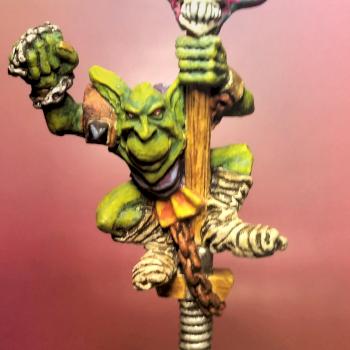 Goblin Pogo - Blood Bowl by Tatxu