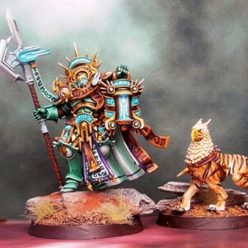 Lord Castellant and Gryph Hound by neojarlaxe