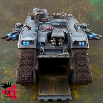 Space Wolves Land raider by malinek28