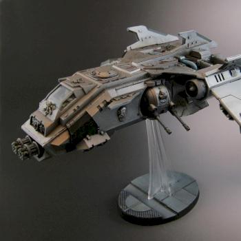 Forgeworld - Iron Warriors Fire Raptor by Plebicidal