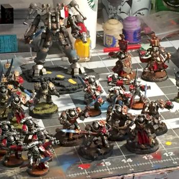 Grey Knight army by Ignorantjamoke