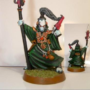 Eldar Warlock by Sabriel