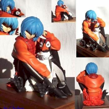 Neon Genesis Evangelion Rei with PenPen by Chyleen