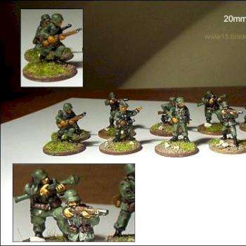 20mm WW2 German Infantry by dave abz