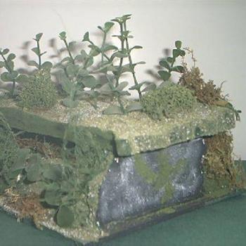 Scratchbuilt bunker, oblique view by ASYFAMA