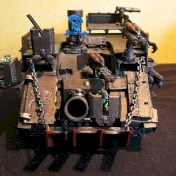 Chariot de guerre ork (face) by Nazgrim
