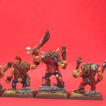 Golgfag's mercenary ogres - Les ogres de Glogfag by Naoned
