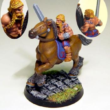 Roth Mac Morn on battle steed by vorph