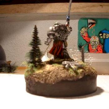 My Black Templars emperors champion from the rear by Cradle