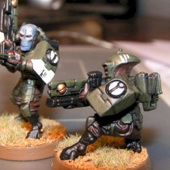 Tau Fire Warriors by rossnm