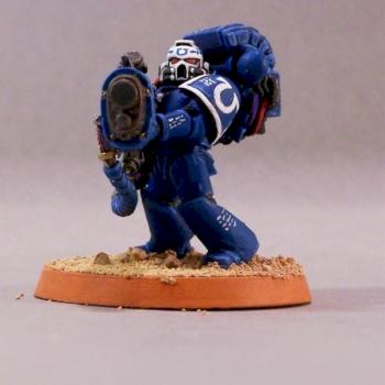 ultramarine plasma gunner by Dave4tin