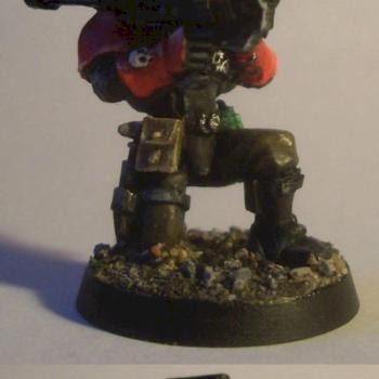 Scout with a missile launcher. by Gib ber