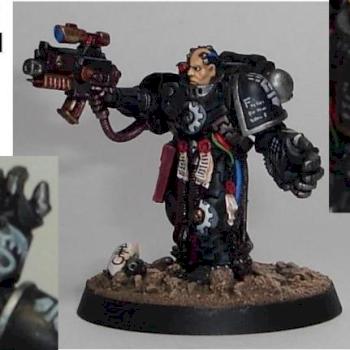 Iron Hands Space Marine Commander by precinctomega
