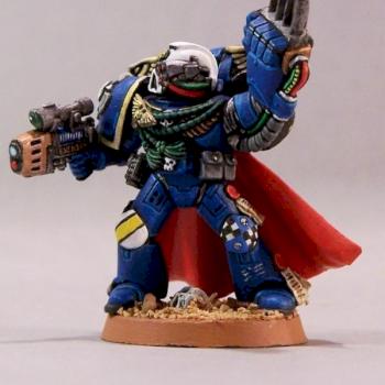 ultramarine commander (repost) by Dave4tin