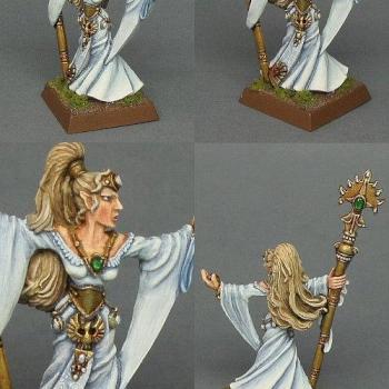 High Elf Mage (Alarielle the Everqueen) by GriffinPainting