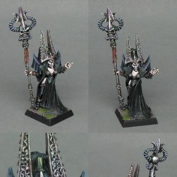 Dark Elf Sorceress by GriffinPainting