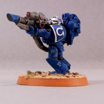 ultramarine with lazer cannon by Dave4tin