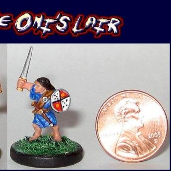 15mm Demonworld Thain Warrior by Onis Lair
