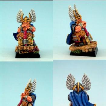 Dwarf Lord with Winged Helmet by phael_minis
