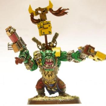 ork warboss warhammer 40000 by Ghazghkull