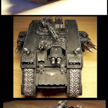 Black Templar Landraider by Brother Carni