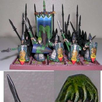 High elf spearmen by Judo sam