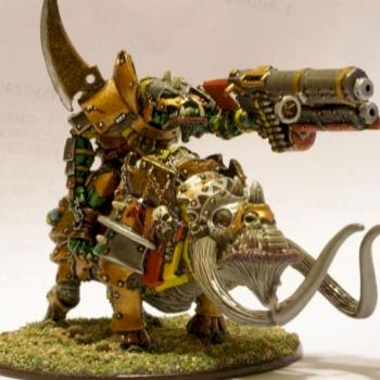 Ork brontox rider warhammer 40000 by Ghazghkull