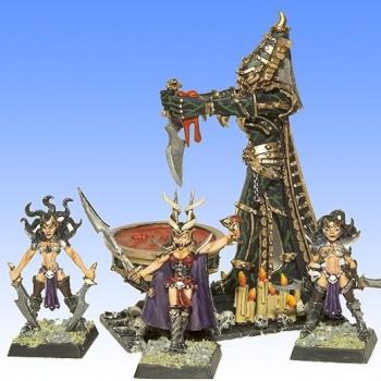 Cauldron of Blood with Witches and Hag Queen by Baboolam
