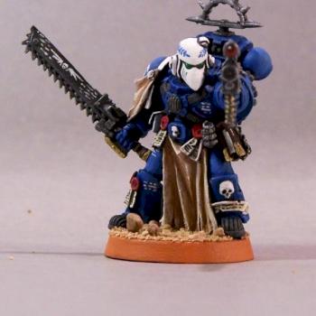 Ultramarine vetran with iron halo by Dave4tin