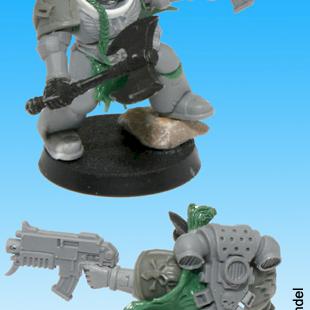 Space Wolves Grey Hunter by zarms