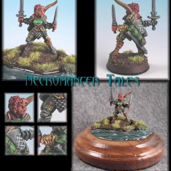 Janara, Female Half-Orc Fighter (Revised) by EArkham