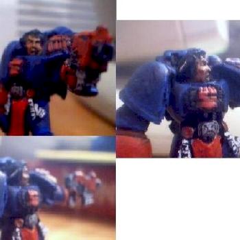 Captain Cortez of the Crimson Fists by Cottomswab