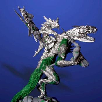 Saurus lord VS Bretonian Hero by Golden dragon italy