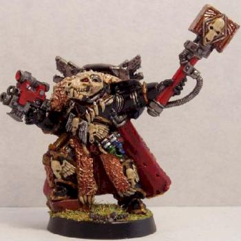 Games Day Wolf Priest (converted) - updated pic by hagennz
