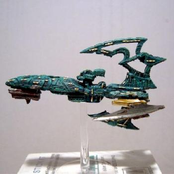 My Dark eldar Cruiser by Lord Korhyl