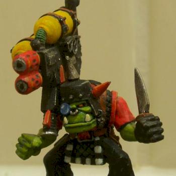 Ork 'Eavy Weaponz Boy #1 by gork