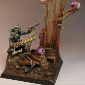 Sergeant Death korps vs spore mines by fix