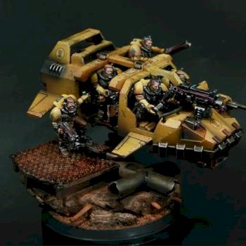 Landspeeder Storm - Gold 40k vehicule GD UK 2009 by akaranseth
