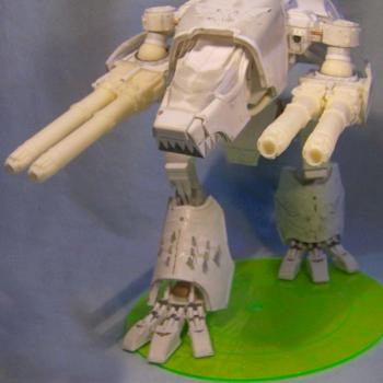 Scratchbuild Warhound Titan Mars Pattern by anvilus