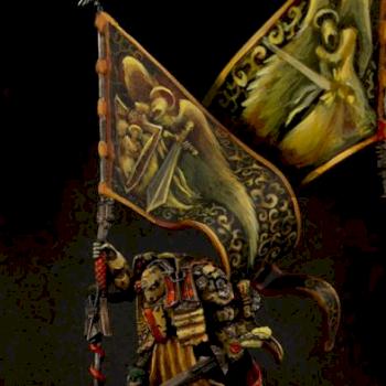 WARHAMMER 40K Dark Angel Terminator with Standard by rene