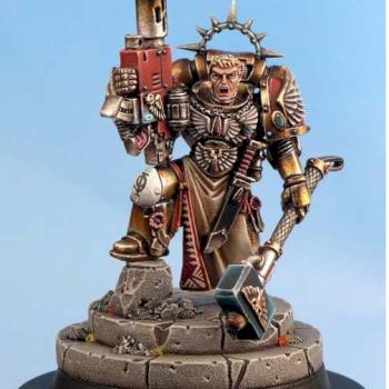 Captain Antonius Vicenzi of the 9th Blood Angel Company by Wiltrichs
