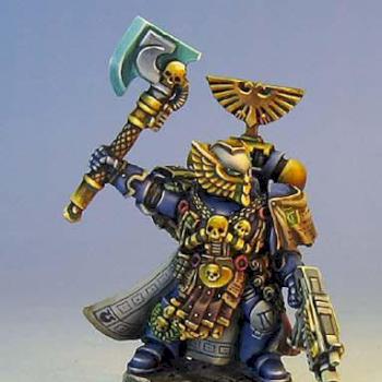 Space Marine Command squad veteran by Wappellious