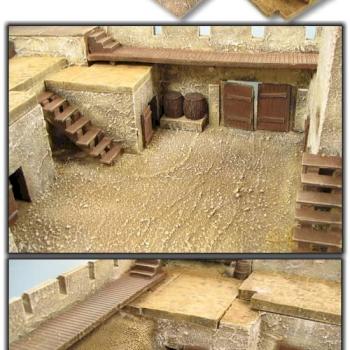 Zinderneuf Fort (25- 30mm scale): by Dirk