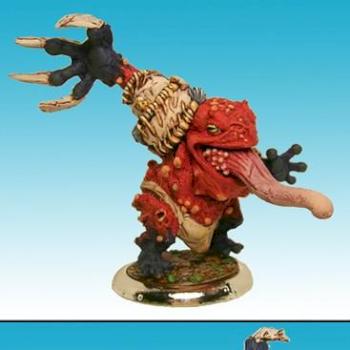 blood bowl my "kroxigor" for team slann by borak