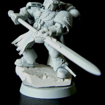 Space Marine conversion by Kwynt