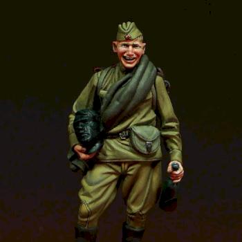Soviet soldier in exultation by EricChan1981