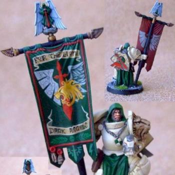 Dark Angels / Deathwing banner bearer by jbmaster007